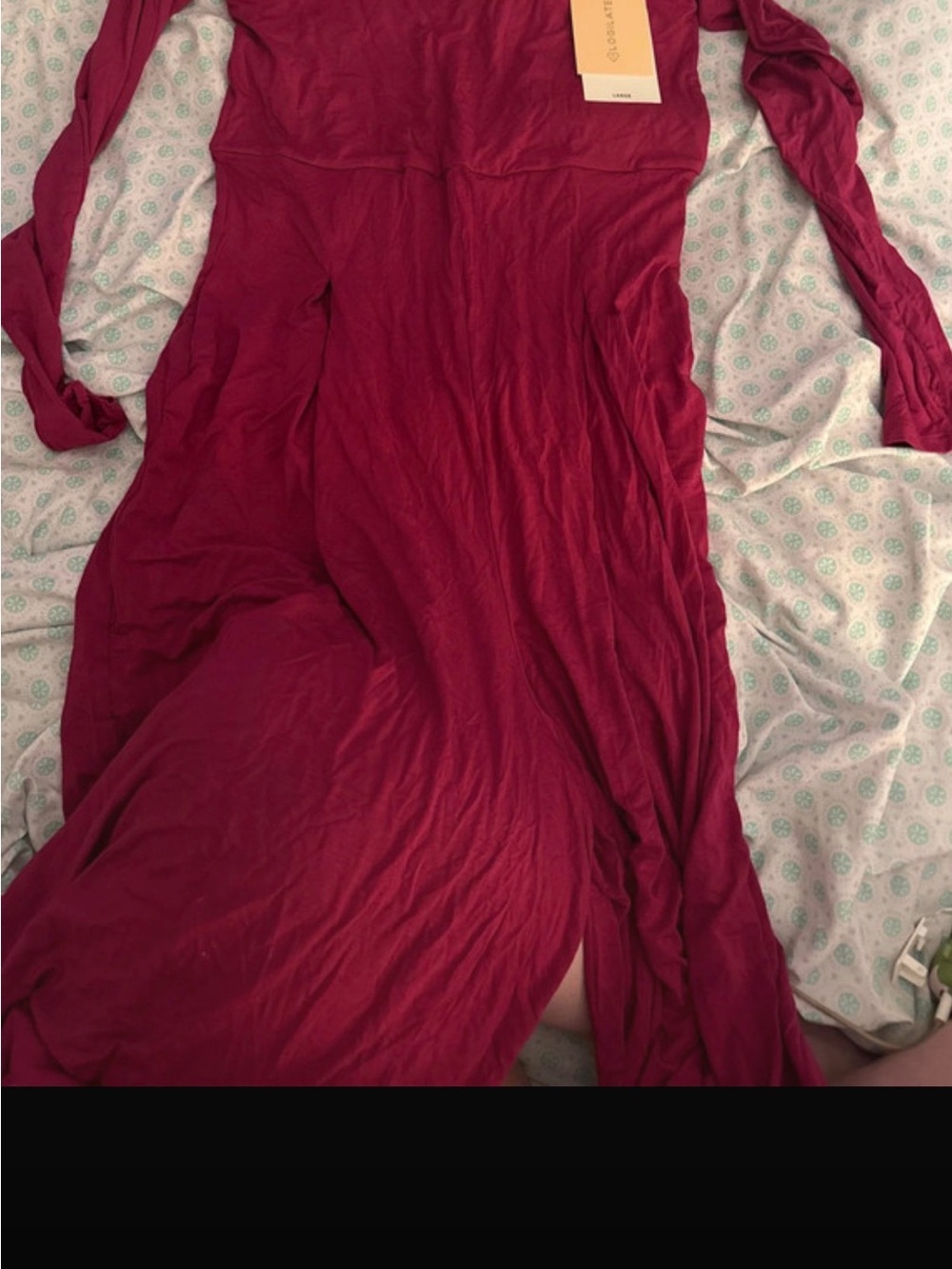 Blogilates Women's Long-Sleeve Romper in Burgundy